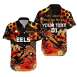 Rugby Life Shirt - (Custom Personalised) Parramatta Hawaiian Shirt Eels Indigenous Naidoc Heal Country! Heal Our Nation - Black, Custom Text And Number K8