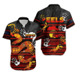 Rugby Life Shirt - Naidoc Parramatta Eels Hawaiian Shirt Aboriginal Patterns Style Black TH4