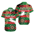Rugby Life Shirt - (Custom Personalised) Naidoc Rabbitohs Hawaiian Shirt Aboriginal Vibes K36