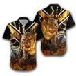 Rugby Life Shirt - (Custom Personalised) Wests Tigers Hawaiian Shirt Version Aboriginal Tiger 3D TH12