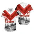 Rugby Life Shirt - Muddy - St. George Illawarra Dragons Hawaiian Shirt Anzac Day Simple Style K8