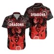 Rugby Life Shirt - St. George Illawarra Dragons Hawaiian Shirt Anzac Day Unique Indigenous K8