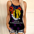 Anzac Day We Will Remember Them Criss Cross Tank Top A35