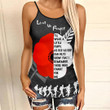 New Zealand Anzac Red Poopy Criss Cross Tank Top A35