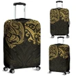 New Zealand Luggage Covers, Maori Polynesian Tattoo Gold TH4