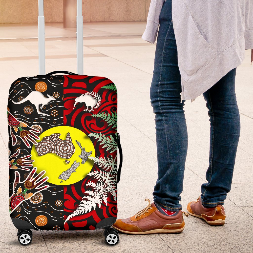 New Zealand Australia Luggage Covers - Maori Aboriginal K4