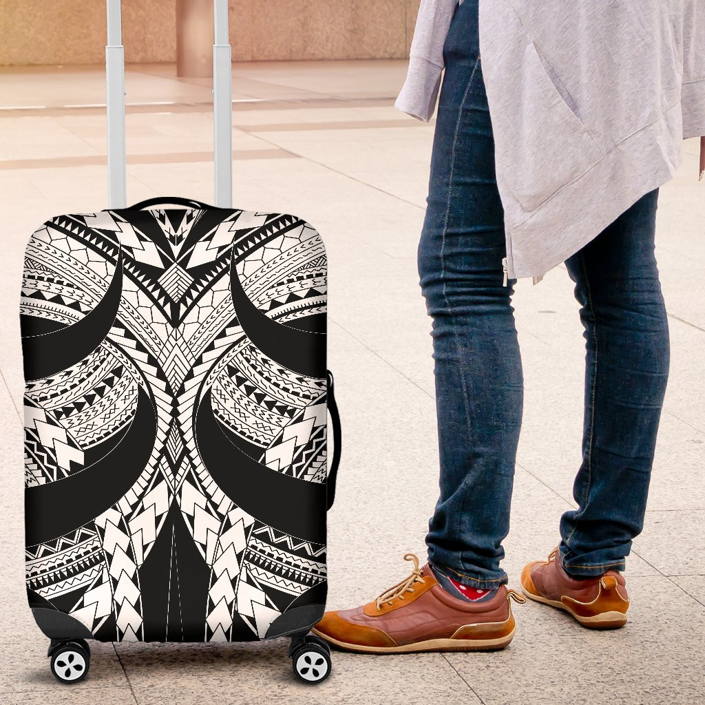 Samoan Tattoo Luggage Covers White TH4