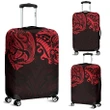 New Zealand Luggage Covers, Maori Polynesian Tattoo Red TH4