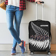 Rugbylife Luggage Cover - New Zealand Haka Rugby Luggage Covers - Best Silver Fern Black K4