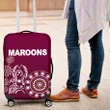 Queensland Luggage Covers Maroons Simple Indigenous K8