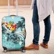 Tonga Luggage Covers - Blue Turtle Hibiscus A24