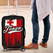 Tonga Grunge Flag Luggage Cover A69