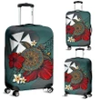 Wallis And Futuna Luggage Covers - Blue Turtle Tribal A24