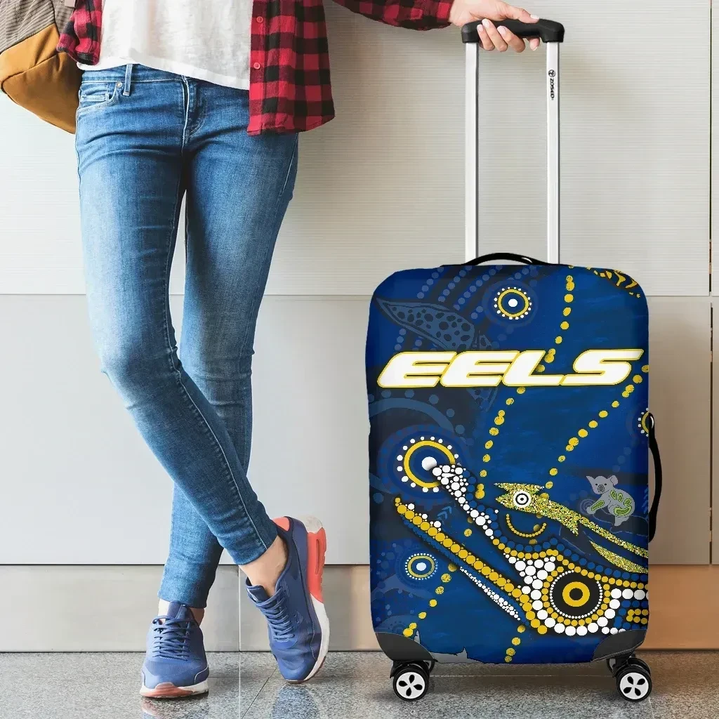 Rugby Life Luggage Cover - Eels Indigenous Luggage Covers Parramatta TH5