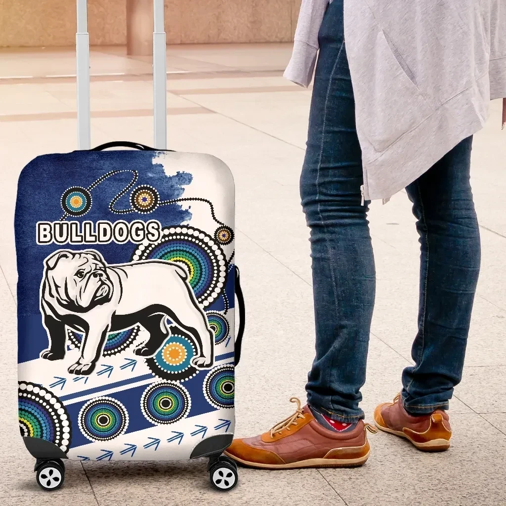 Rugby Life Luggage Cover - Bulldogs Luggage Covers Special Indigenous K13