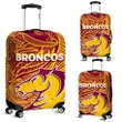 Rugby Life Luggage Cover - Brisbane Broncos Luggage Covers Tribal Style TH4