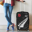 Love New Zealand Luggage Cover - New Zealand Anzac Fern Lest We Forget Poppy Luggage Cover K5