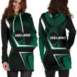 Irish Rugby Women's Hoodie Dress Celtic Shamrock Vibes K8