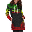 Wallis And Futuna Women'S Hoodie Dress - Polynesian Reggae Chief - Bn10