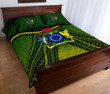 Cook Islands Quilt Bed Set Polynesian Tattoo Seashore K36