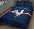 Rugbylife Quilt Bed Set - France Rugby Quilt Bed Set Le XV De France K8