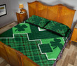 St. Patrick’s Day Ireland Quilt Bed Set Shamrock TH4