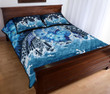 Cook Islands Polynesian Sea Turtle Hibiscus Quilt Bed Set K5