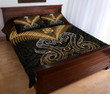 Maori Manaia New Zealand Quilt Bed Set Gold K4