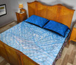 Rugbylife Quilt Bed Set - New Zealand Auckland Quilt Bed Set Blue Rugby K4