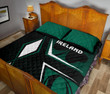 Rugbylife Quilt Bed Set - Irish Rugby Quilt Bed Set Celtic Shamrock Vibes K8