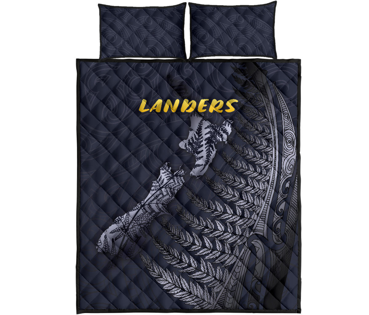New Zealand Landers Quilt Bed Set Highlanders K8
