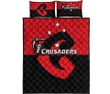 Crusaders New Zealand Quilt Bed Set TH4