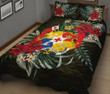 Tonga Quilt Bed Set - Special Hibiscus A7