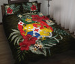 Tonga Quilt Bed Set - Special Hibiscus A7