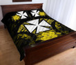 Wallis And Futuna Quilt Bed Set Hibiscus Yellow A02