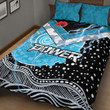 Rugbylife Home Set - Port Adelaide Powers Anzac Day  Quilt Bed Set