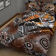 Rugby Life Quilt Bed Set - West Tigers Aboriginal Quilt Bed Set A35