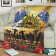 Rugbylife Blanket - Anzac Day Soldier Going Down of The Sun Premium Blanket