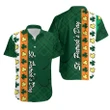 St. Patrick’s Day Ireland Flag Hawaiian Shirt Shamrock TH4