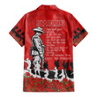 Sydney Swans Hawaiian Shirt, Anzac Day For the Fallen A31B