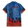 Newcastle Knights Hawaiian Shirt, Anzac Day For the Fallen A31B