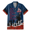 Sydney Roosters Hawaiian Shirt, Anzac Day For the Fallen A31B