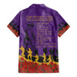 Melbourne Storm Hawaiian Shirt, Anzac Day For the Fallen A31B