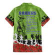 Canberra Raiders Hawaiian Shirt, Anzac Day For the Fallen A31B