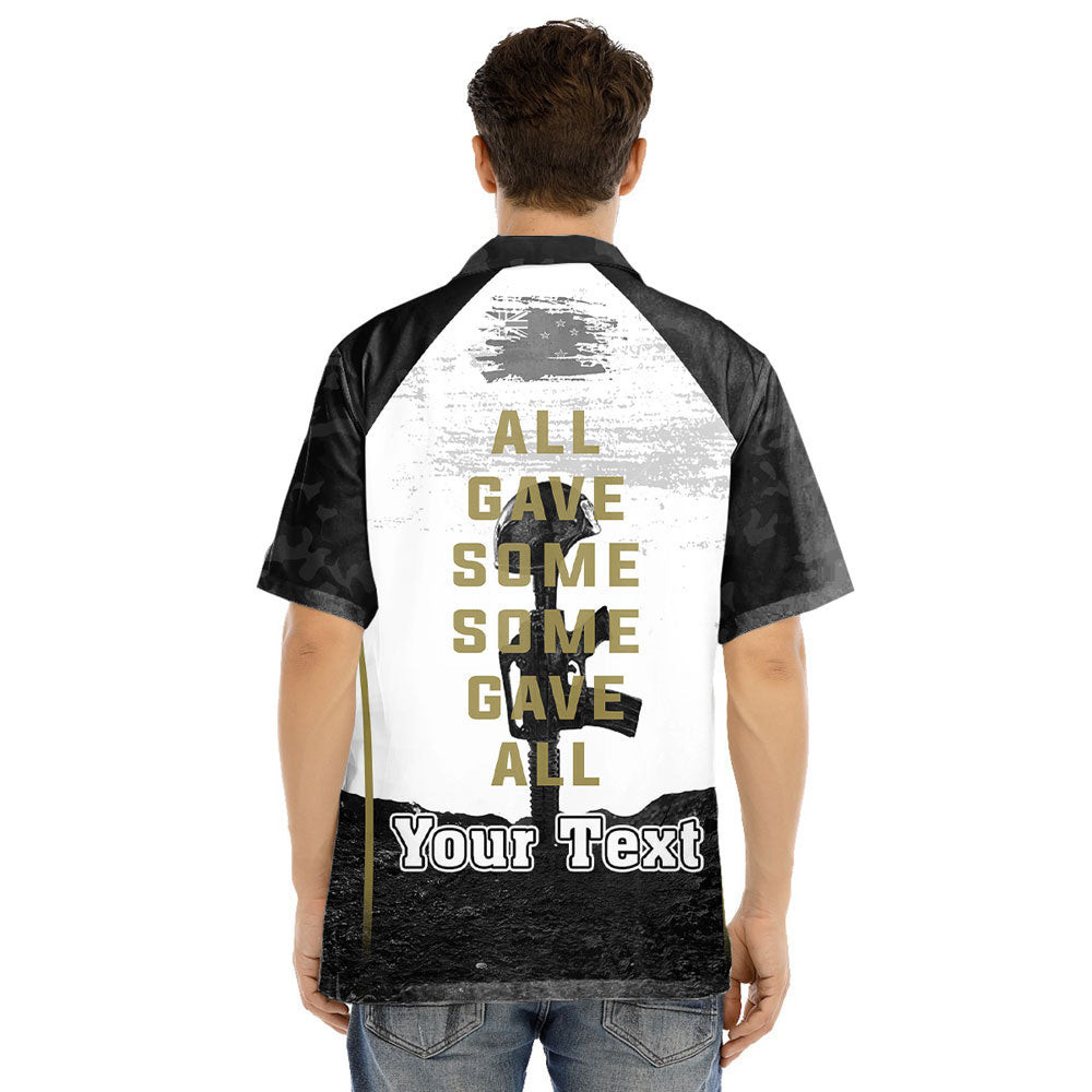(Custom) Anzac Day We Will Never Forget Hawaii Shirt A31