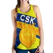 CSK Women Racerback Tank Cricket Sporty Style K8