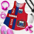 Samoa Rugby Women Racerback Tank Siva Tau K12