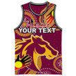 RugbyLife Jersey - (Custom) Brisbane Broncos Indigenous Naidoc New - Rugby Team Basketball Jersey