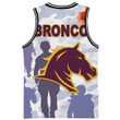RugbyLife Jersey - (Custom) Brisbane Broncos Anzac Day White - Rugby Team Basketball Jersey
