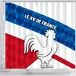 Rugbylife Shower Curtain - France Rugby Shower Curtain Le XV De France Sporty Style K8